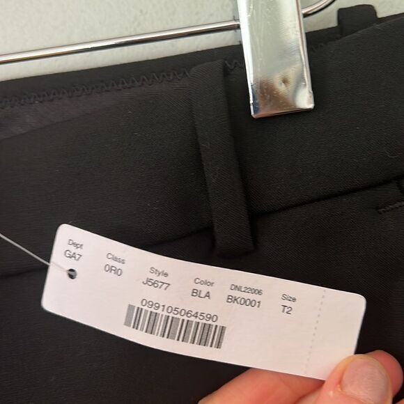 J. Crew Peyton High Rise Wide Leg Pant Four Season BLACK NWT - Picture 5 of 6